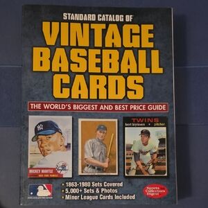 Vintage Baseball Cards Price Guide Book - Blue